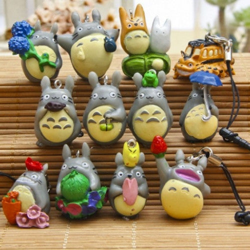 Anti Dust Proof Plugy Ear Cap Cell Phone Charm with straps, My Neighbor Totoro Headphone Earphone 3.5mm